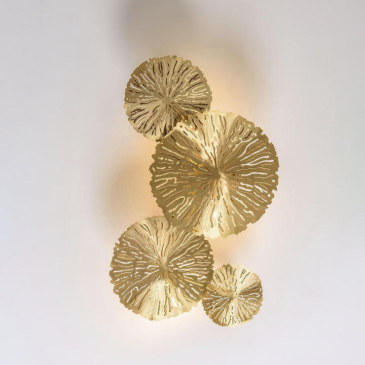 Lotusblad Vägglampa