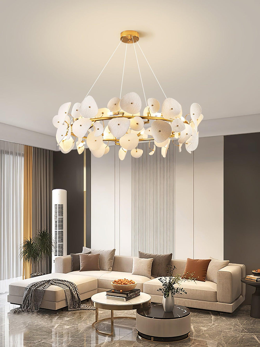 Lotus Petal Kandelaber