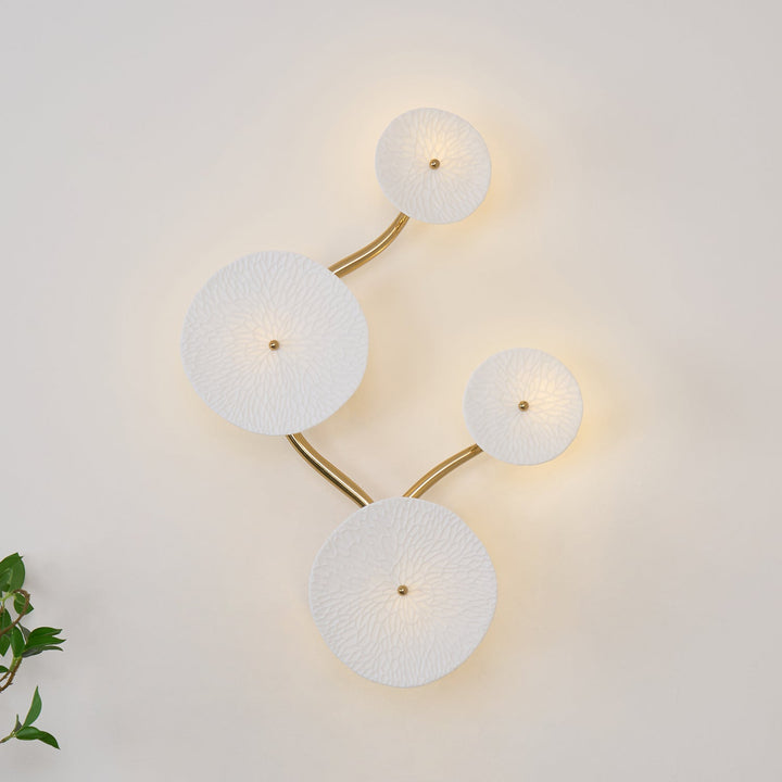 Lotus Petal Vägglampa