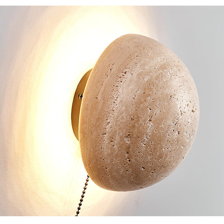 Luna Travertin Vägglampa
