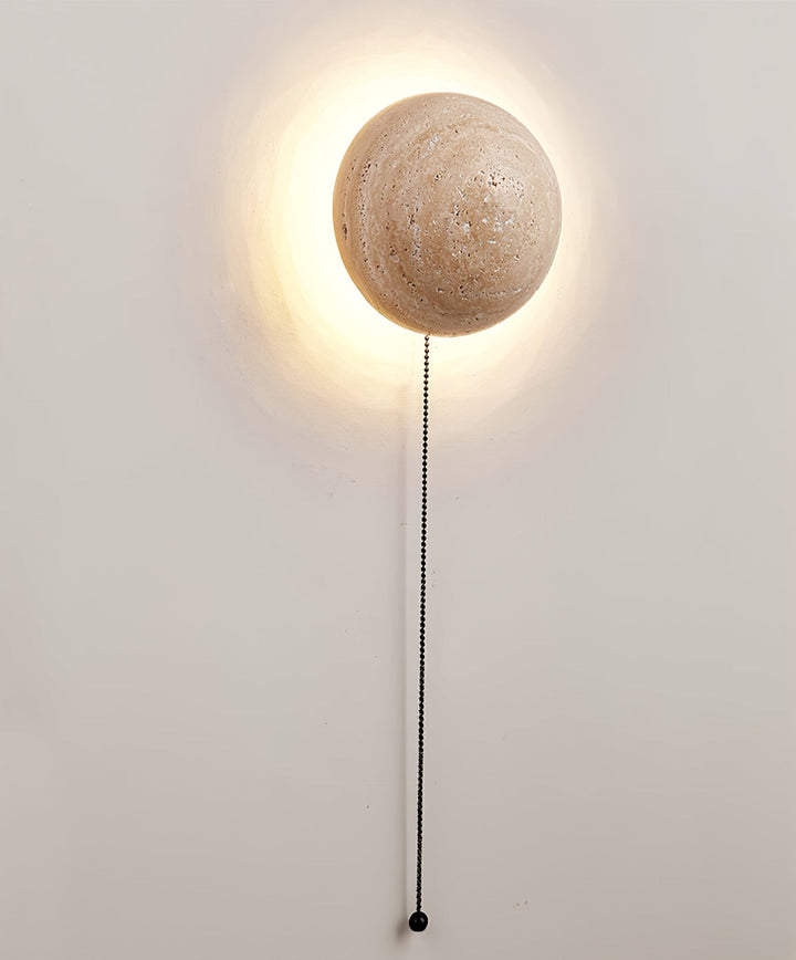 Luna Travertin Vägglampa