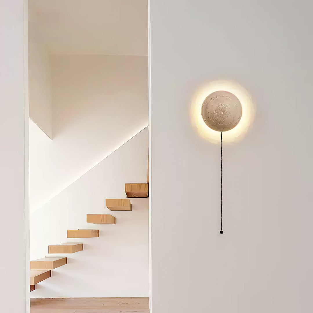 Luna Travertin Vägglampa