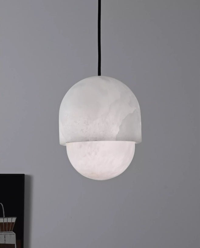 Lunar Dome Alabaster Hänglampa