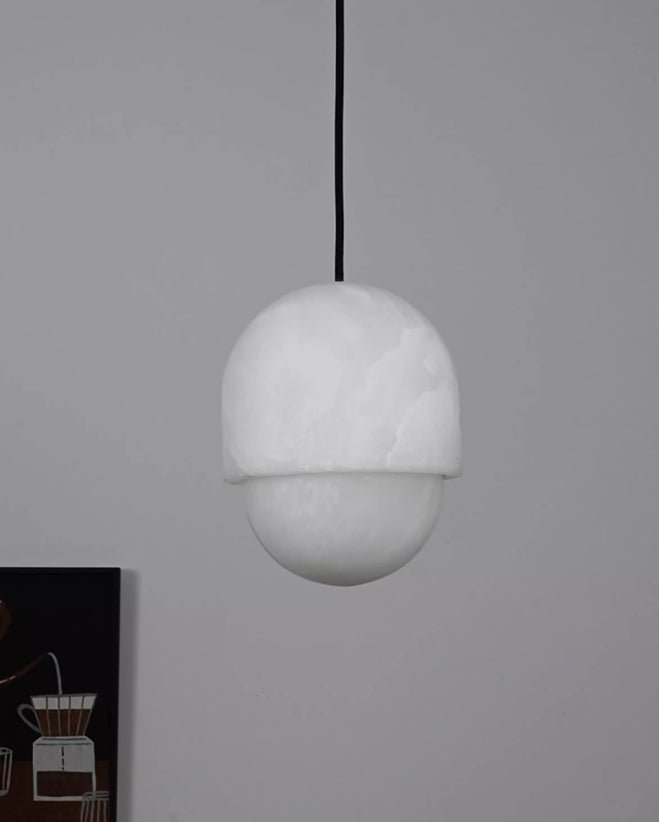 Lunar Dome Alabaster Hänglampa