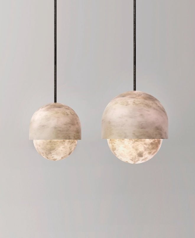 Lunar Dome Alabaster Hänglampa