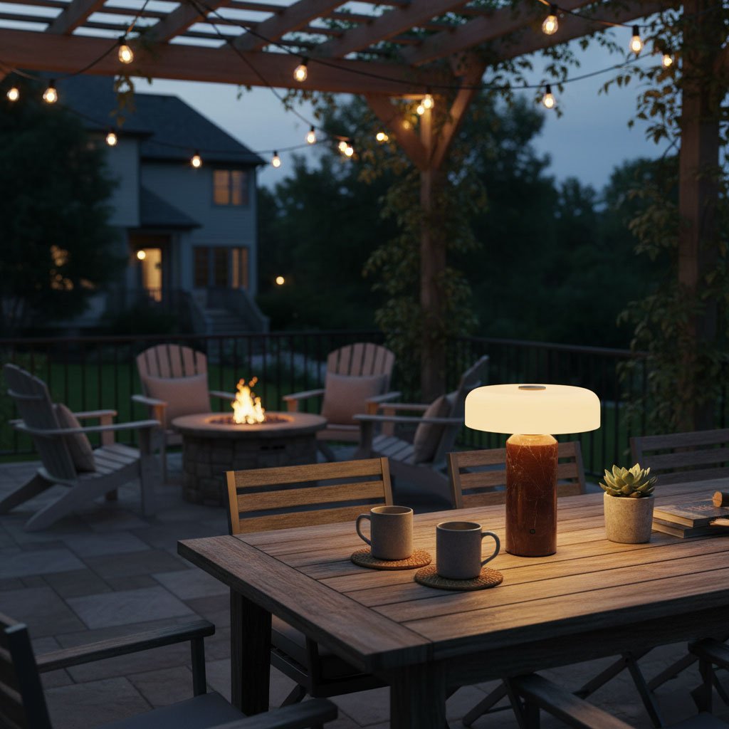 Lunara Marmor Bordslampa