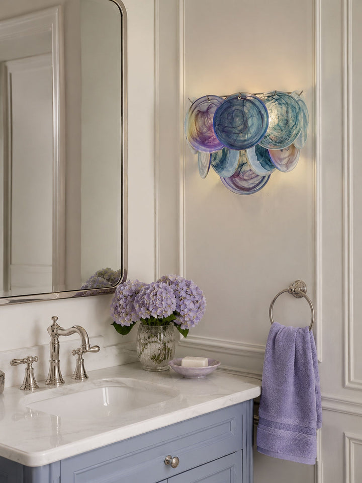 Lunaria Disc Glas Vägglampa