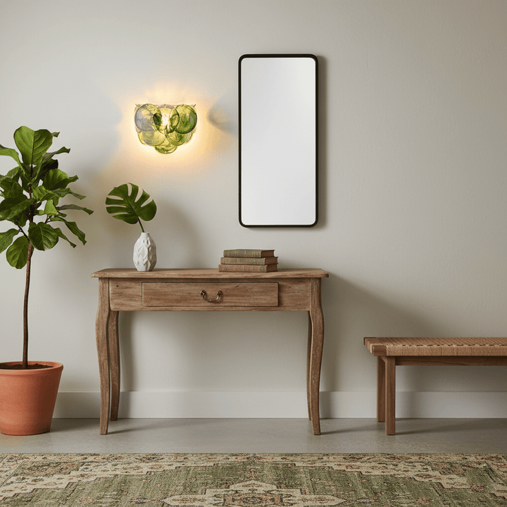 Lunaria Disc Glas Vägglampa