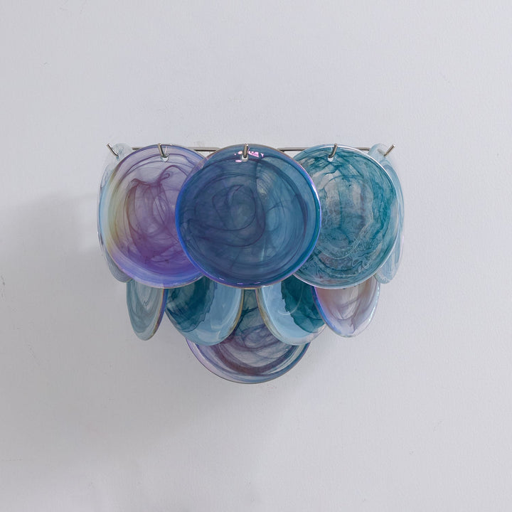 Lunaria Disc Glas Vägglampa