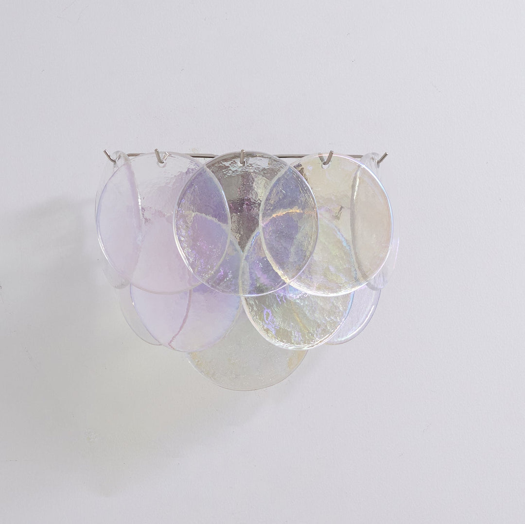 Lunaria Disc Glas Vägglampa