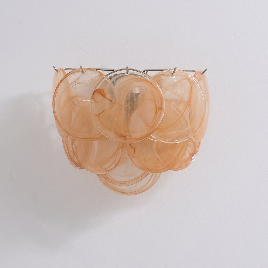 Lunaria Disc Glas Vägglampa