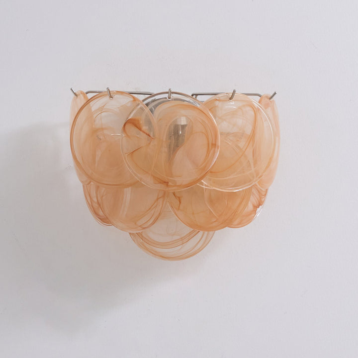 Lunaria Disc Glas Vägglampa