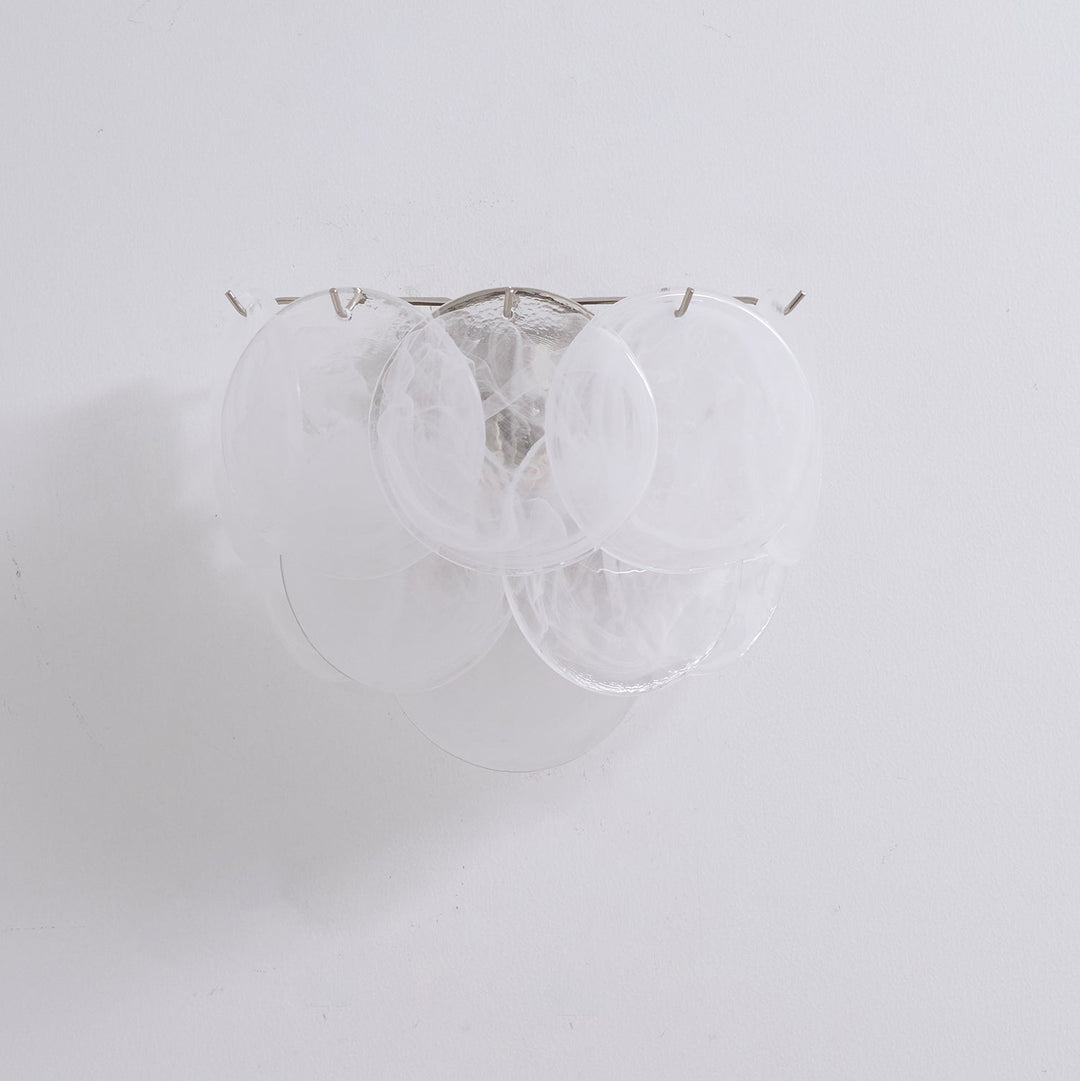 Lunaria Disc Glas Vägglampa