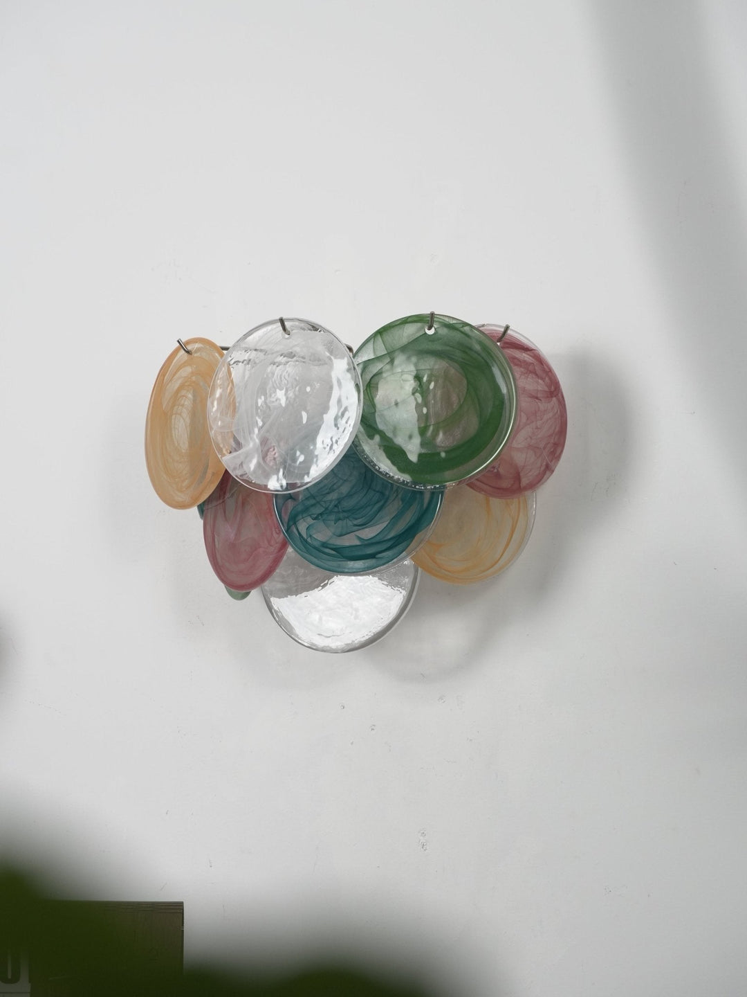 Lunaria Disc Glas Vägglampa