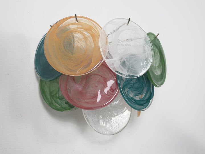 Lunaria Disc Glas Vägglampa