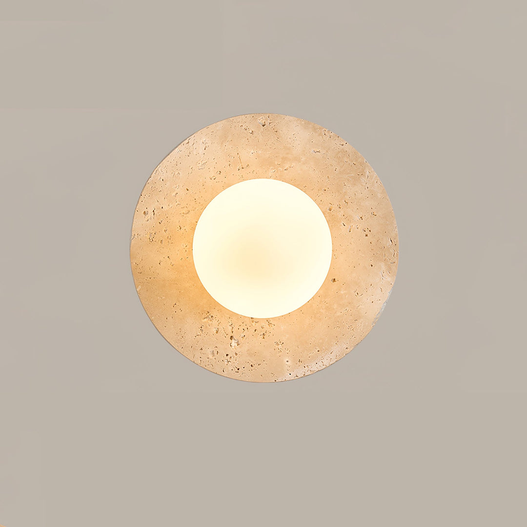 Lunaro Travertine Vägglampa