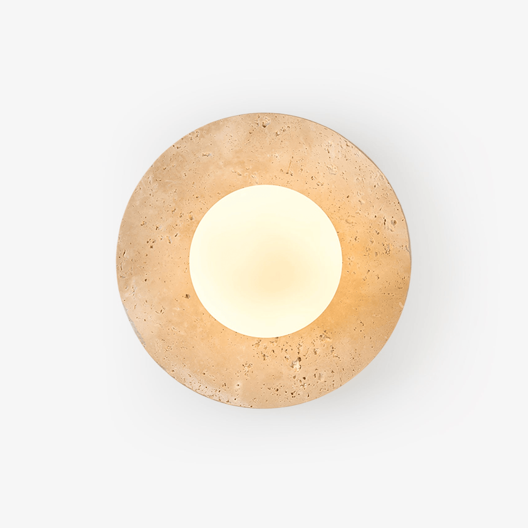 Lunaro Travertine Vägglampa