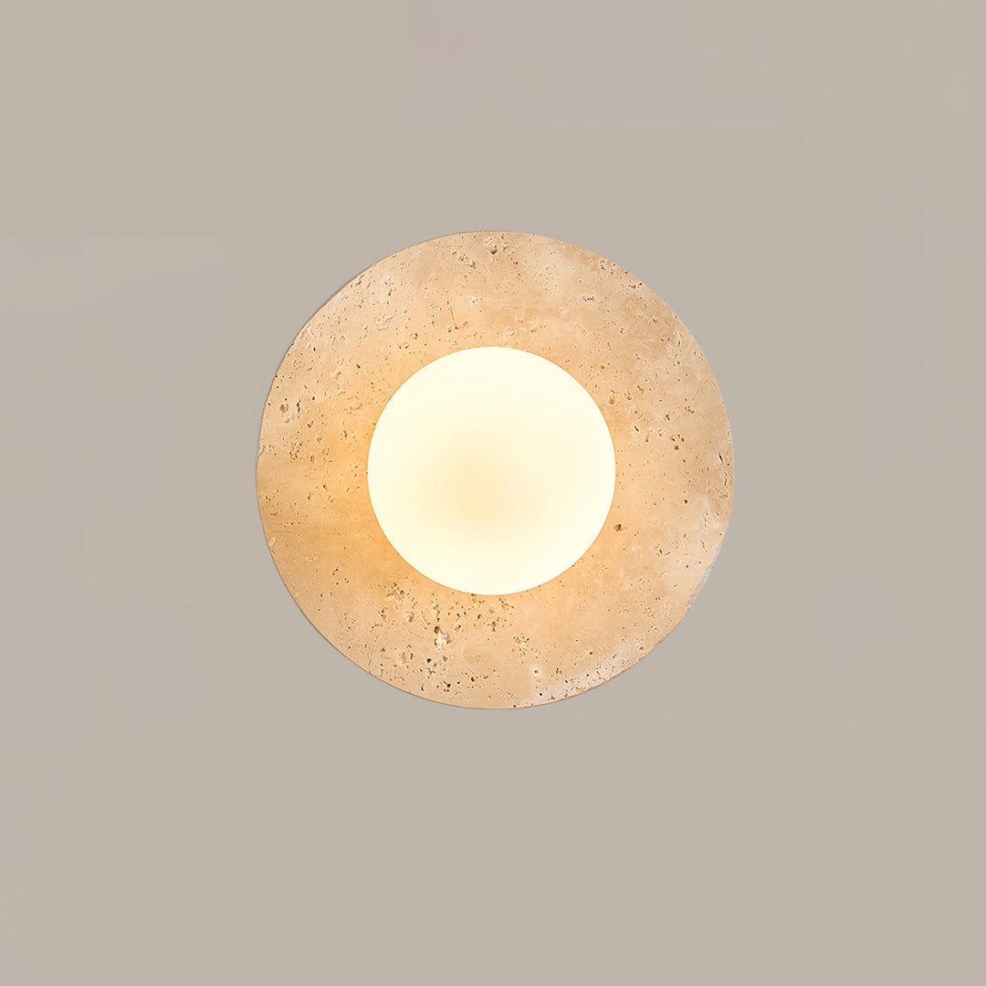 Lunaro Travertine Vägglampa