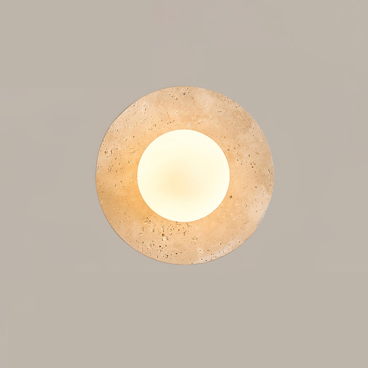 Lunaro Travertine Vägglampa