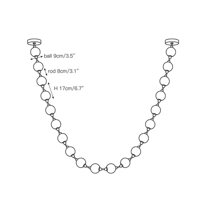Strandhalsband Chandelier