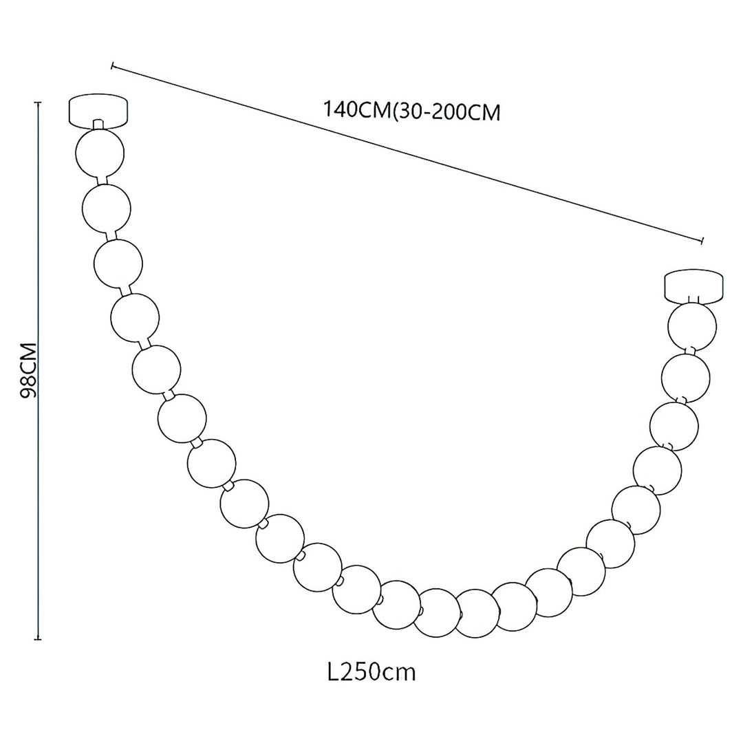 Strandhalsband Chandelier