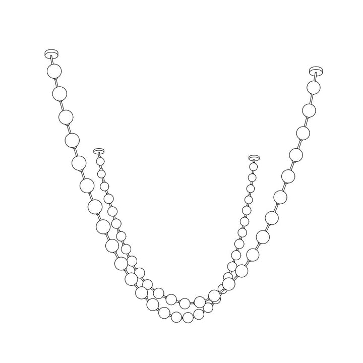Strandhalsband Chandelier