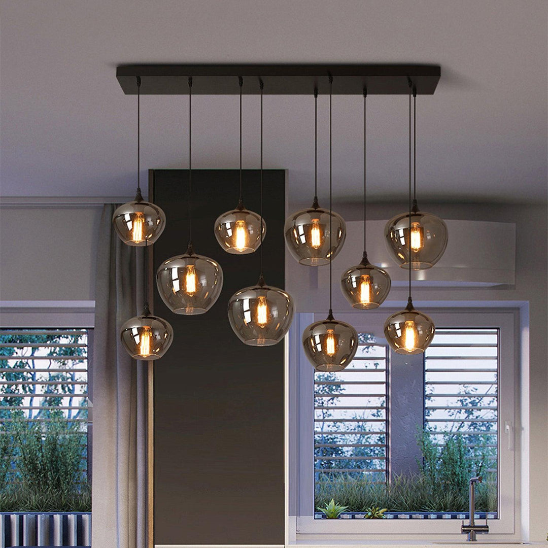 Flaskglas Pendellampa