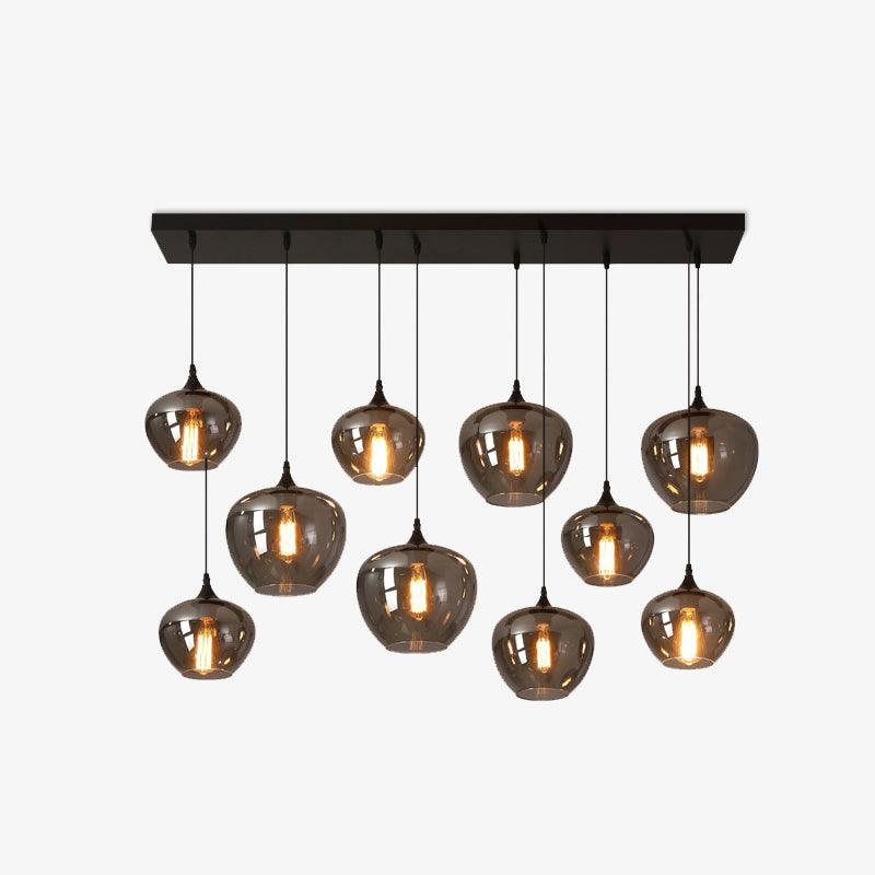 Flaskglas Pendellampa