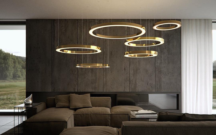 Ring LED Pendellampa