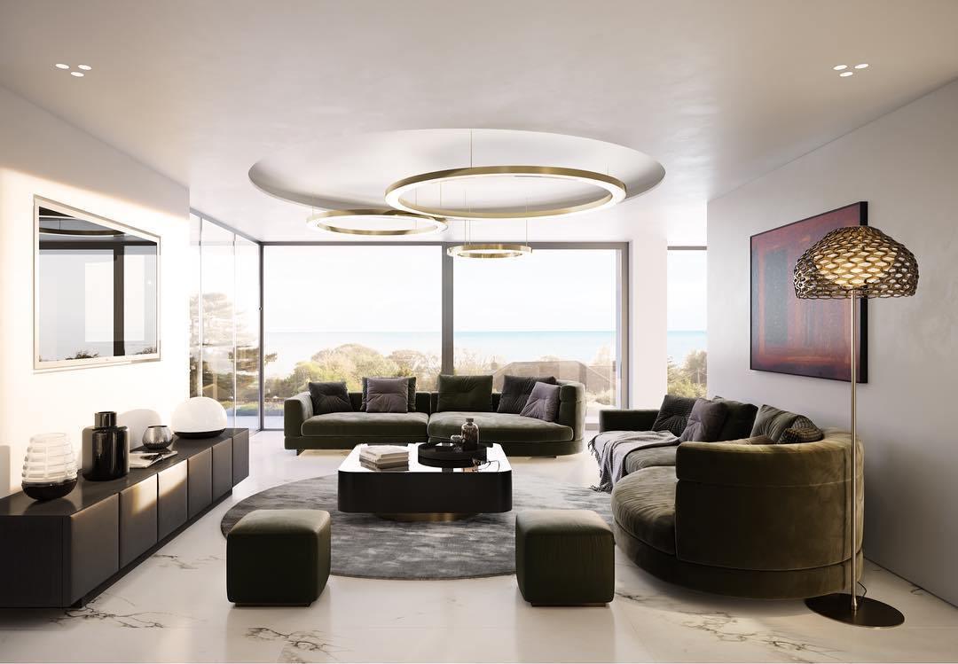 Ring LED Pendellampa
