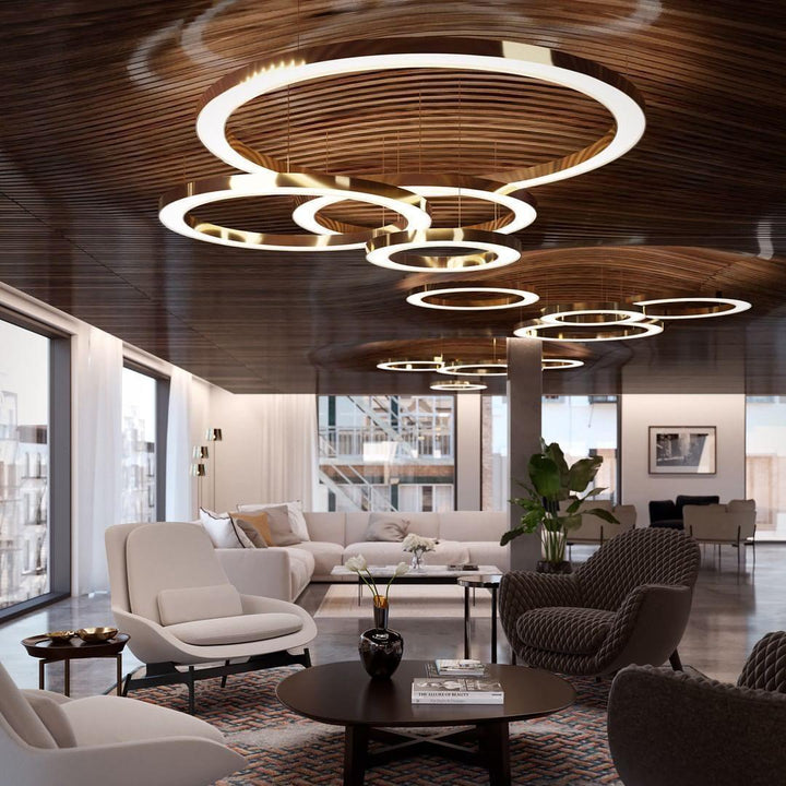 Ring LED Pendellampa