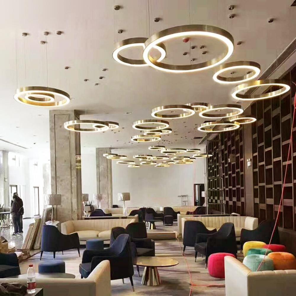 Ring LED Pendellampa
