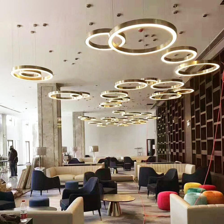 Ring LED Pendellampa