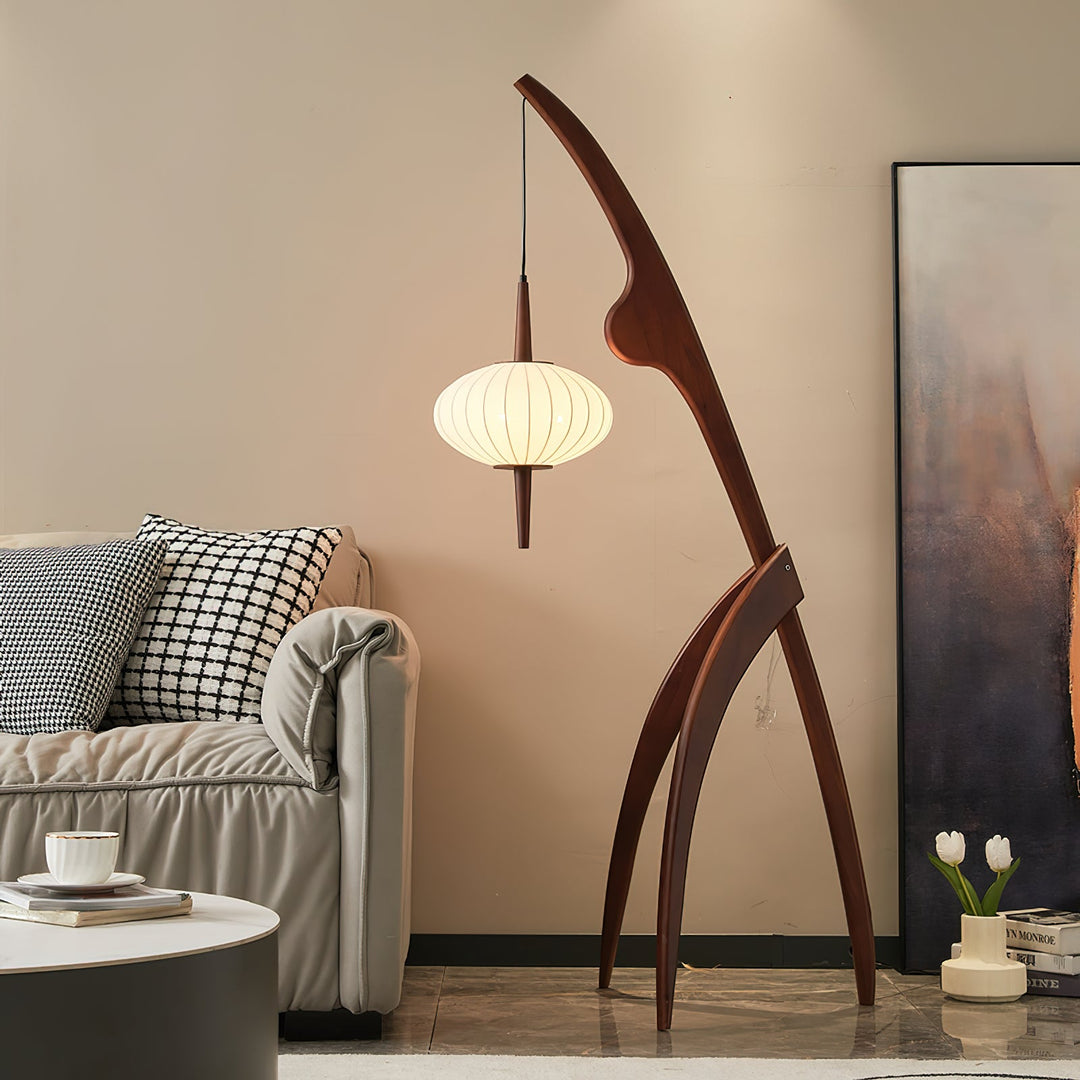 Mantis Trä Golvlampa