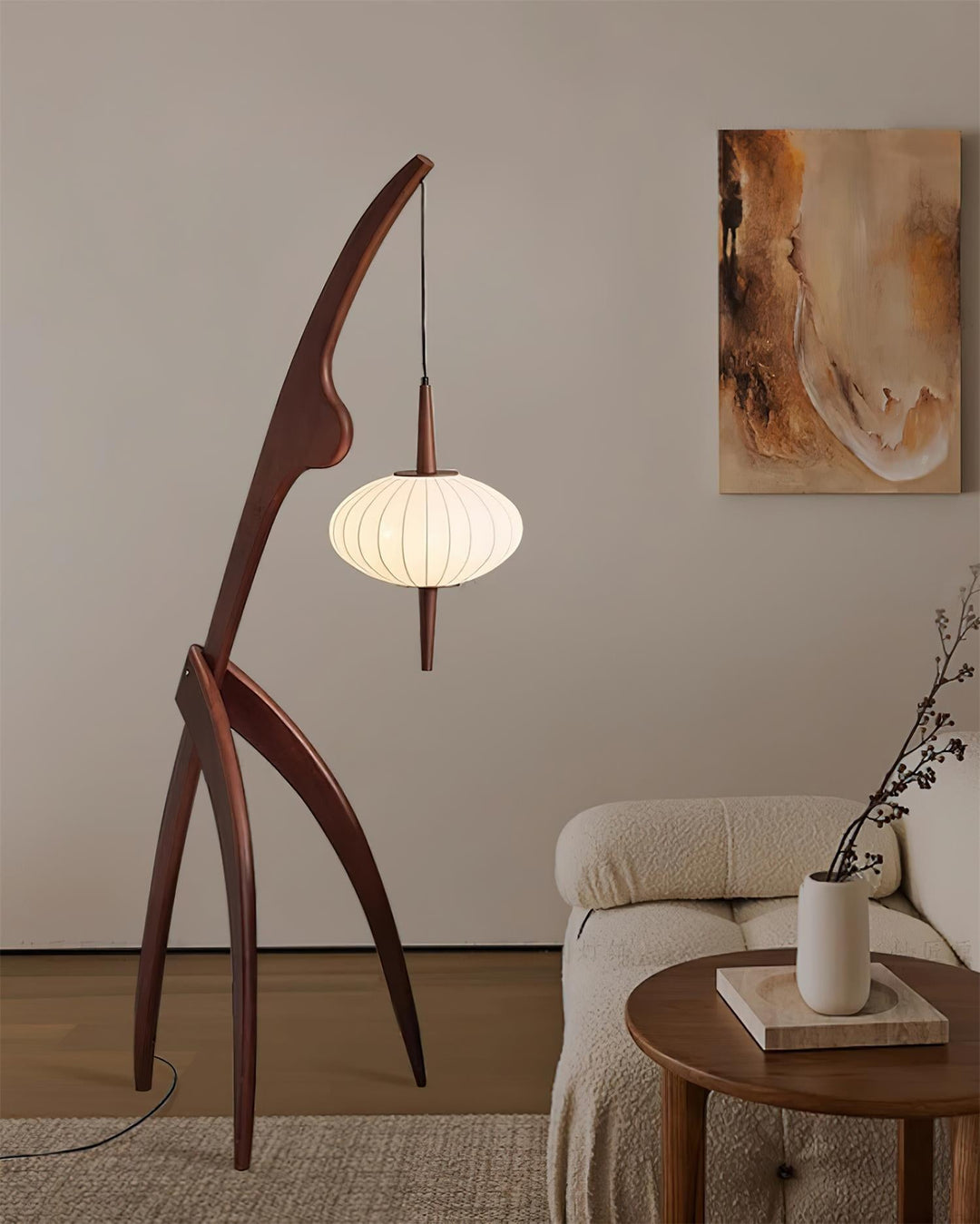 Mantis Trä Golvlampa