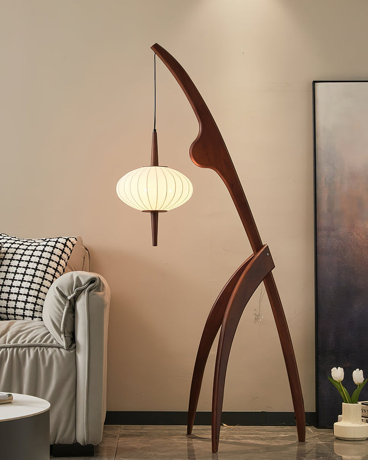 Mantis Trä Golvlampa