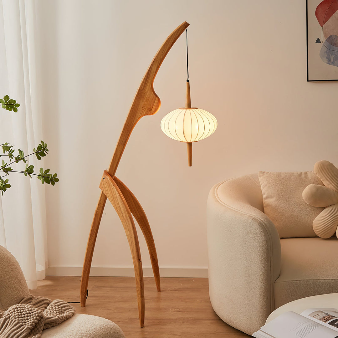 Mantis Trä Golvlampa