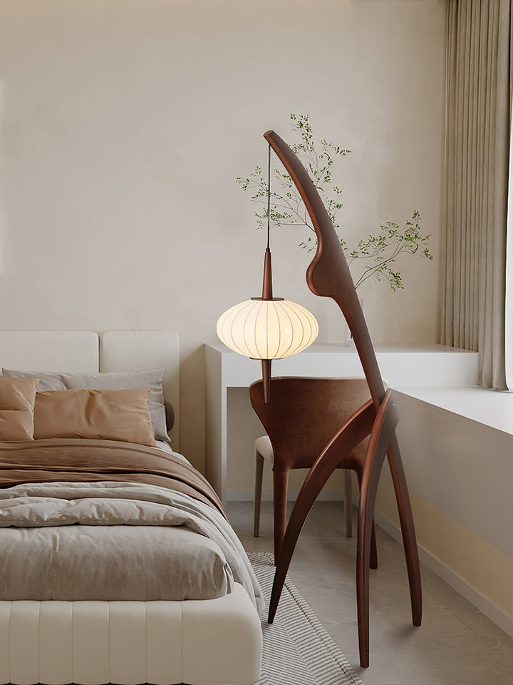 Mantis Trä Golvlampa