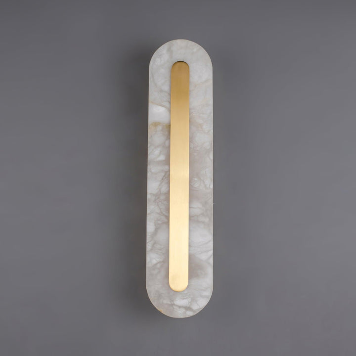 Alabaster Rund Vägglampa