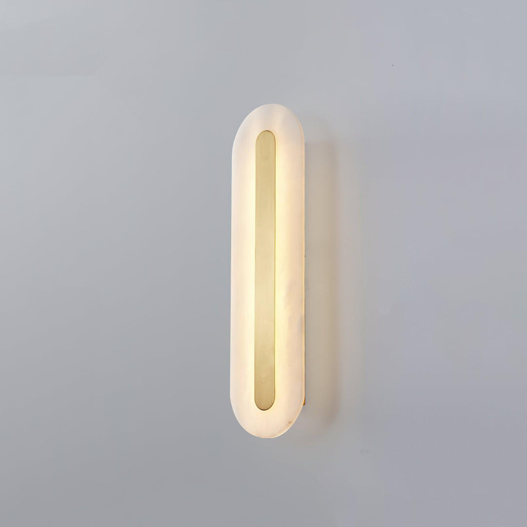 Alabaster Rund Vägglampa
