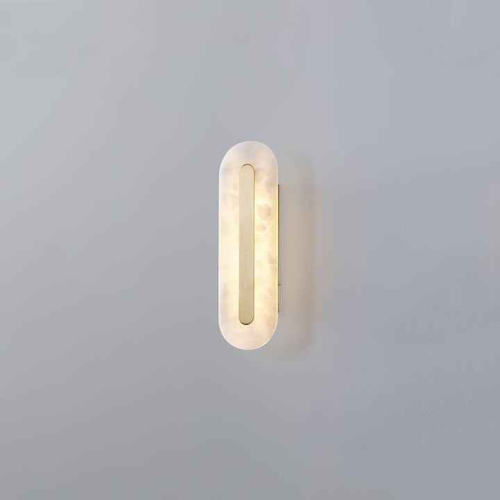 Alabaster Rund Vägglampa
