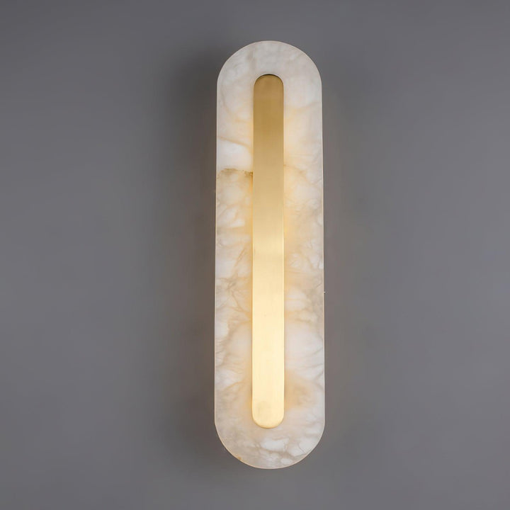 Alabaster Rund Vägglampa