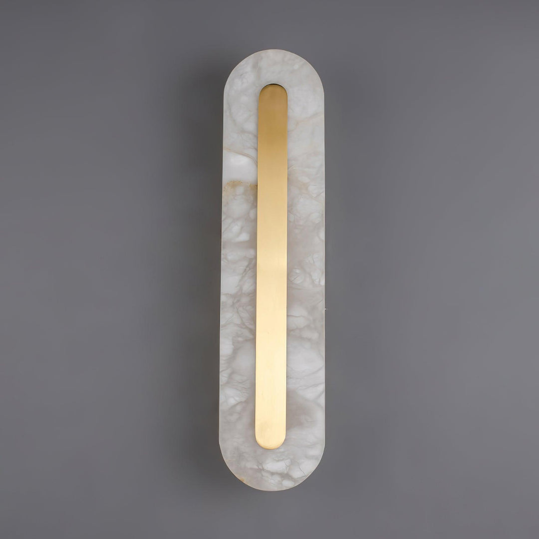 Alabaster Rund Vägglampa