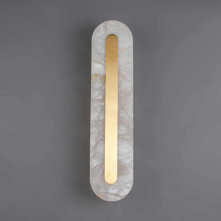 Alabaster Rund Vägglampa