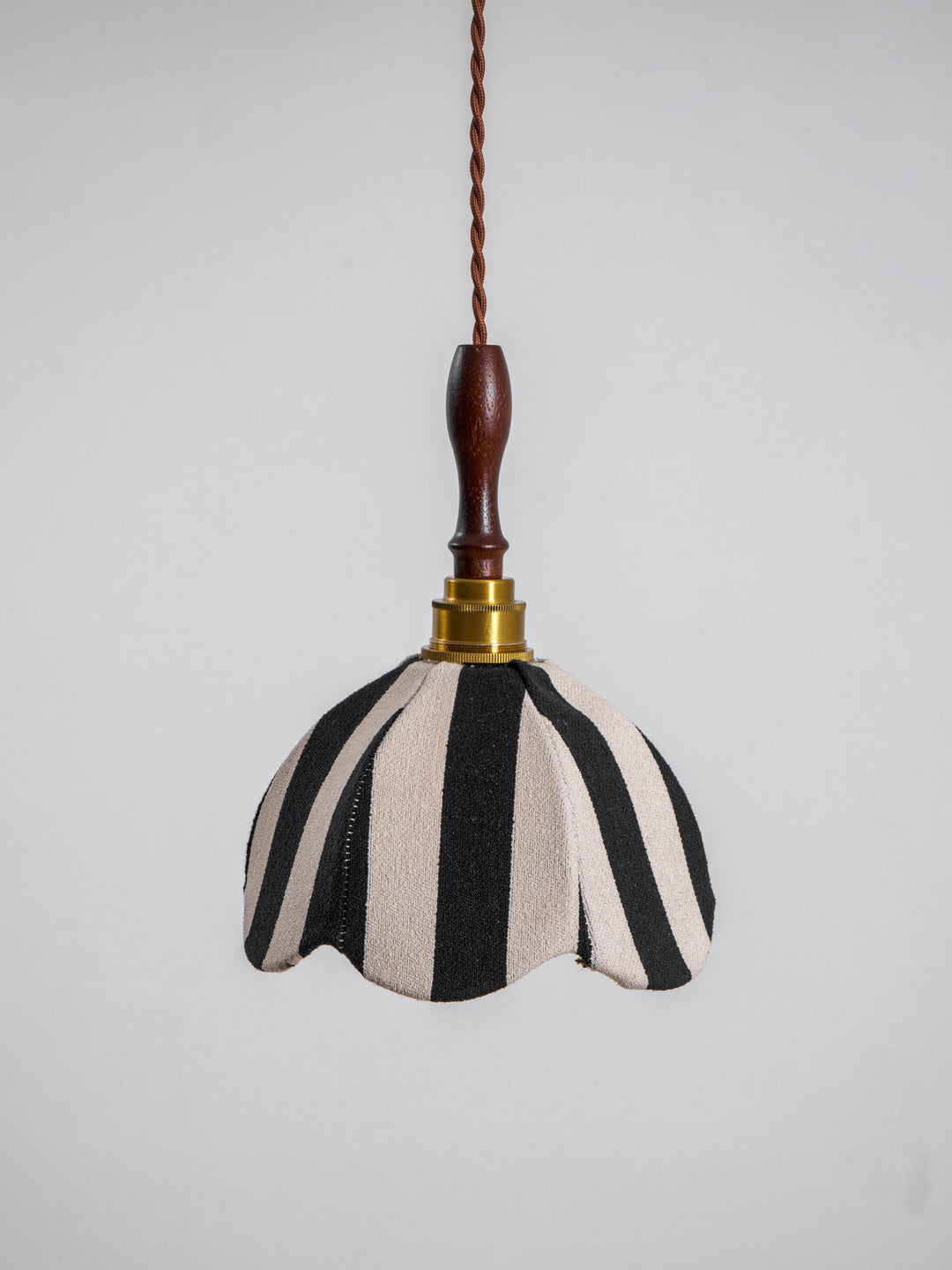 Randig Klocka Hängande Lampa