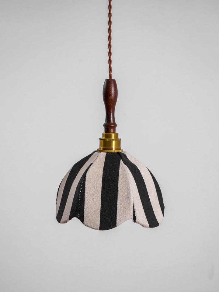 Randig Klocka Hängande Lampa