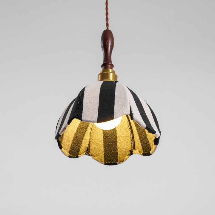 Randig Klocka Hängande Lampa