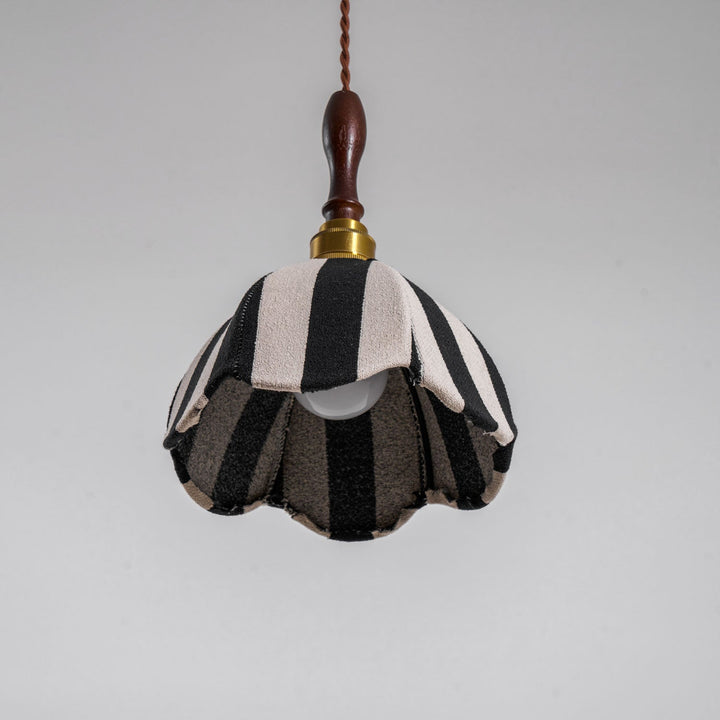 Randig Klocka Hängande Lampa