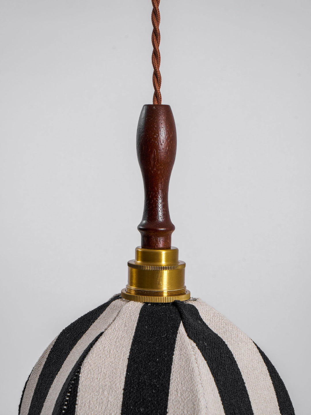 Randig Klocka Hängande Lampa