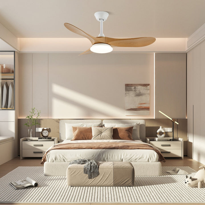 Virelo 42"/52" Takfläkt med Lampa